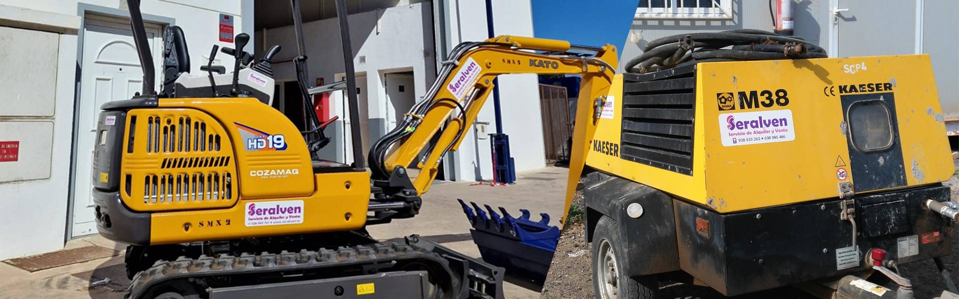 venta y alquiler de maquinaria seralven